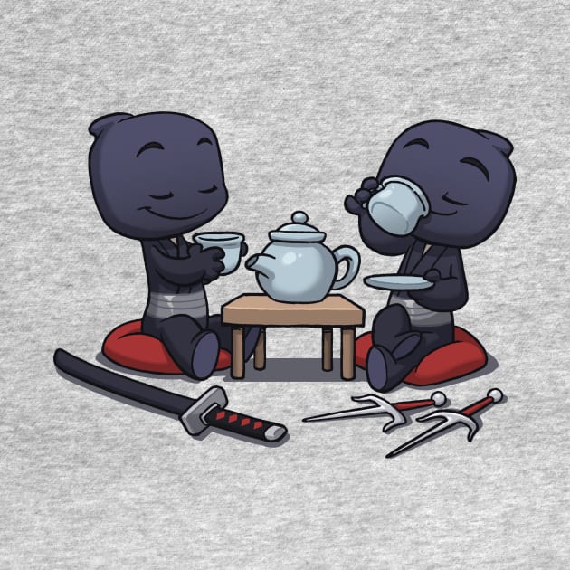 Ninja Tea Time by Dooomcat